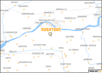 map of Rushtown