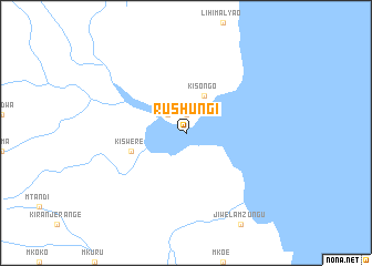 map of Rushungi