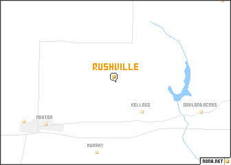 map of Rushville