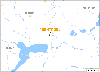 map of Rushy Pool