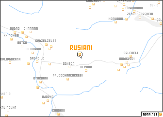 map of Rusiani