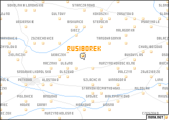 map of Rusiborek