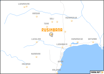 map of Rusimbana