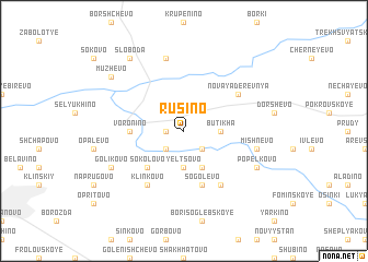 map of Rusino
