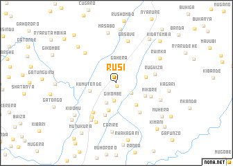 map of Rusi