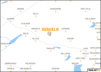 map of Ruskela
