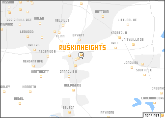 map of Ruskin Heights