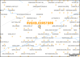 map of Ruskołęka Stara