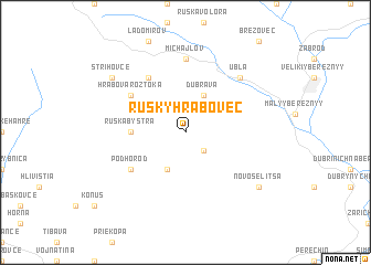 map of Ruský Hrabovec