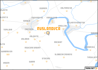 map of Ruslanovca