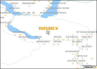 map of Russbach