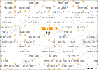 map of Rußdorf