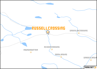 map of Russell Crossing