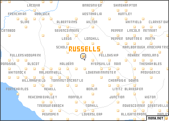 map of Russells