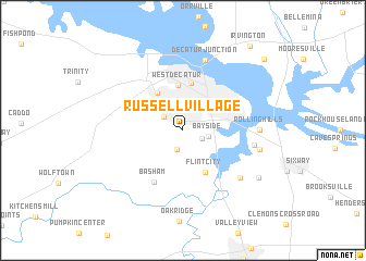 map of Russell Village
