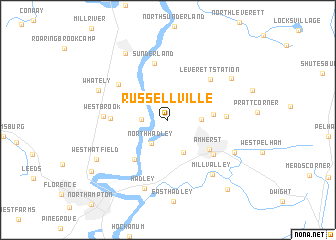 map of Russellville