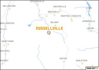 map of Russellville