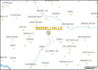 map of Russellville