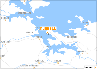 map of Russell