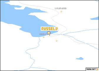 map of Russelv