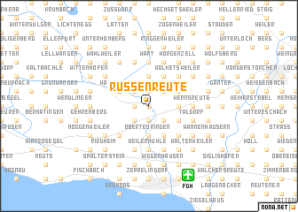 map of Russenreute