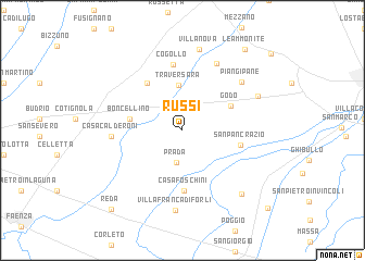 map of Russi