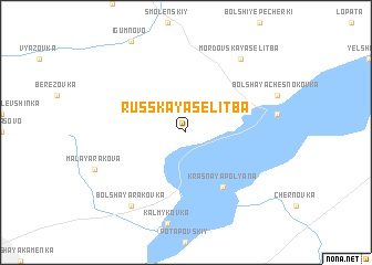 map of Russkaya Selit\