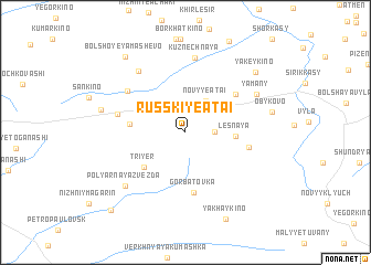 map of Russkiye Atai