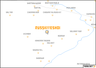 map of Russkiye Shoi