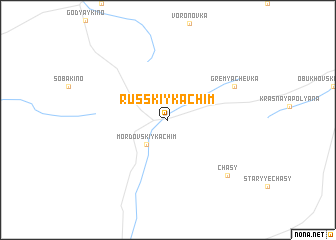 map of Russkiy Kachim