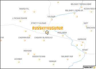 map of Russkiy Kugunur