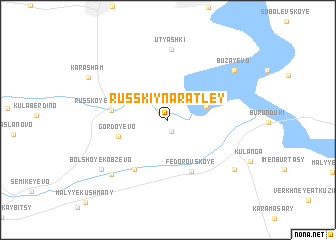 map of Russkiy Naratley
