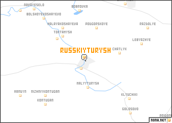 map of Russkiy Turysh