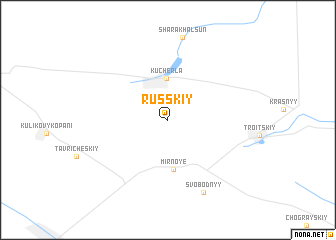 map of (( Russkiy ))