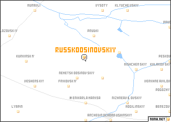 map of Russko-Osinovskiy