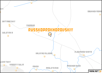 map of Russko-Prokhorovskiy