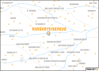 map of (( Russkoye Isenevo ))