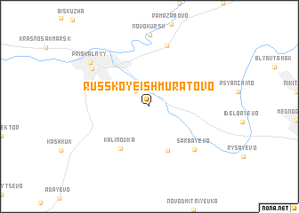 map of Russkoye Ishmuratovo