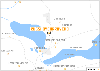 map of Russkoye Karayevo