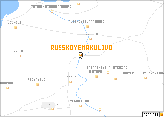 map of Russkoye Makulovo