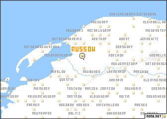 map of Russow