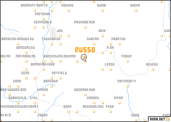 map of Russo