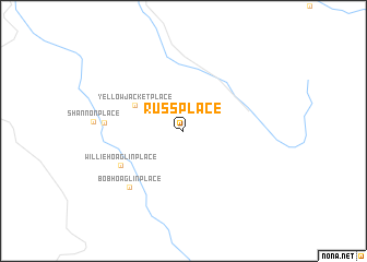 map of Russ Place