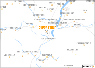 map of Russtown