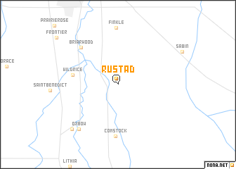 map of Rustad