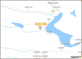 map of Rustad