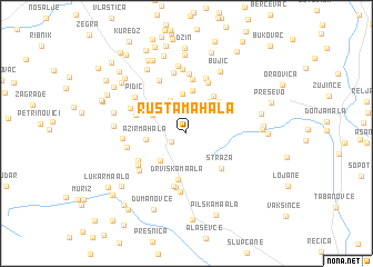 map of Rušta Mahala