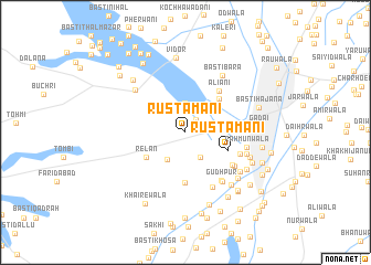 map of Rustamāni