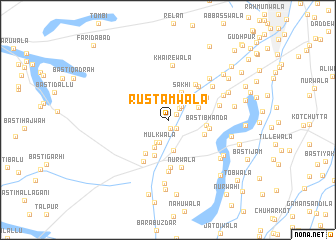 map of Rustamwāla