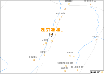 map of Rustamwāl